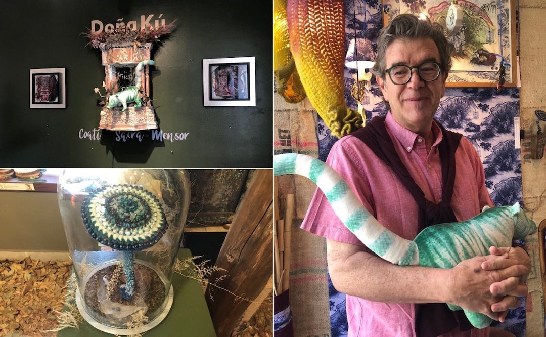 La instalación "Mi Bosque Imaginado" se exhibe en el Estudio Bayro Corrochano | Foto: Angeles Bretón