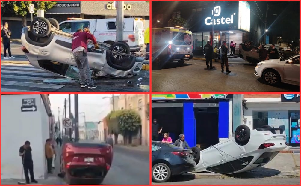 Stranger things: la extraña razón por la que los poblanos vuelcan sus autos I Foto: SCC/RRSS