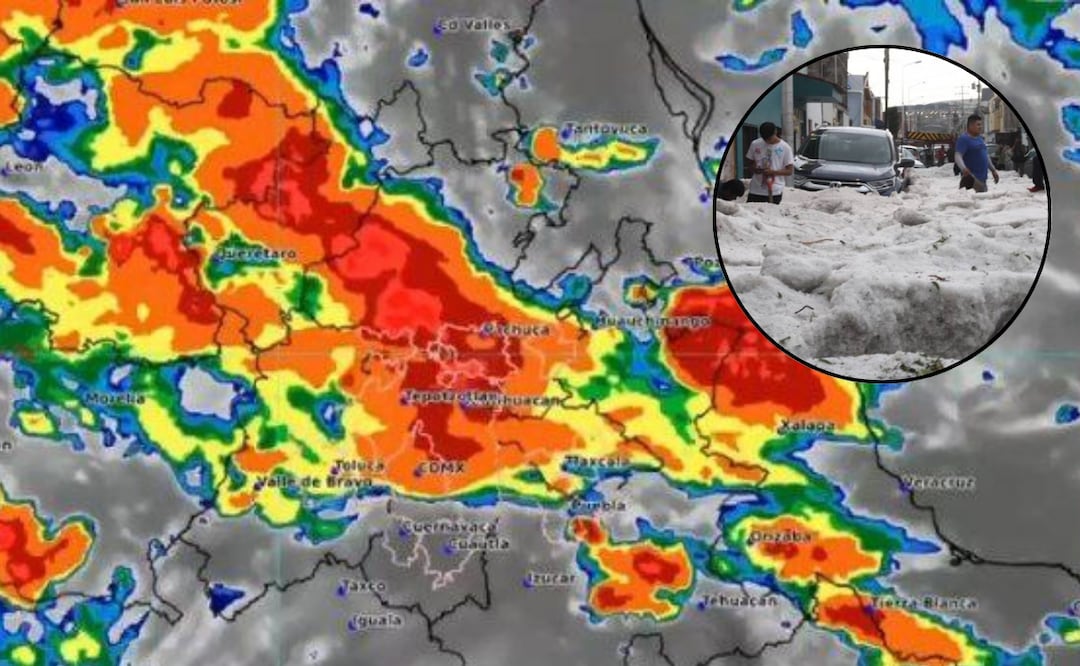 Alerta por fenómeno que podría ocasionar lluvia intensa durante una hora en Puebla | Foto: Protección Civil.
