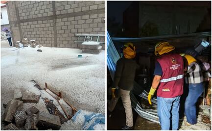 Granizada en Tlacotepec provoca daños en la menos 8 inmuebles 
