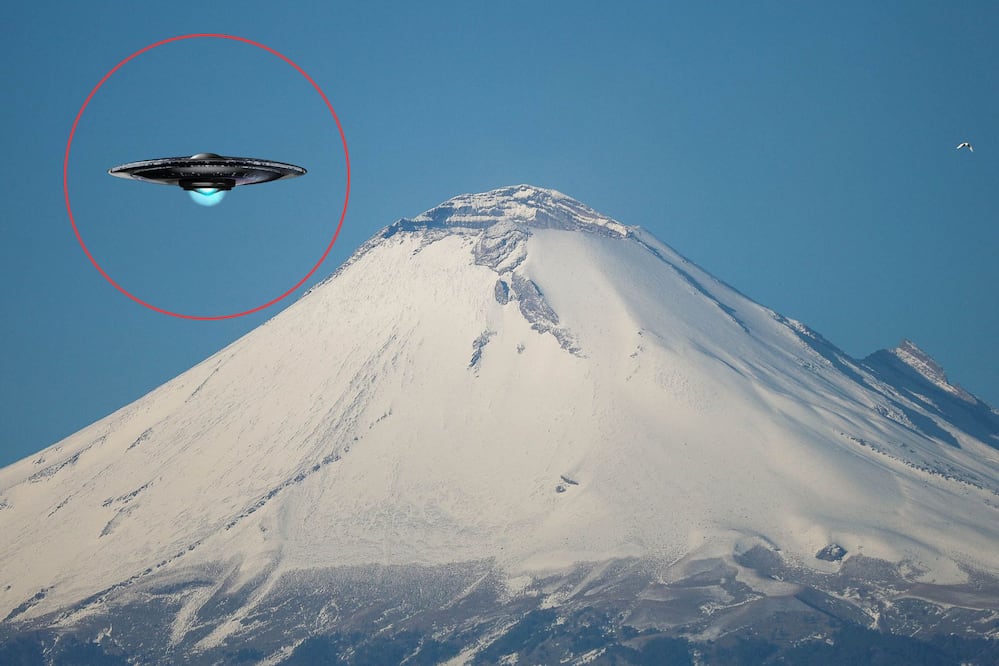 Los avistamientos ovni en el Popocatépetl siempre causan interés | Foto: EsImagen / Freepik