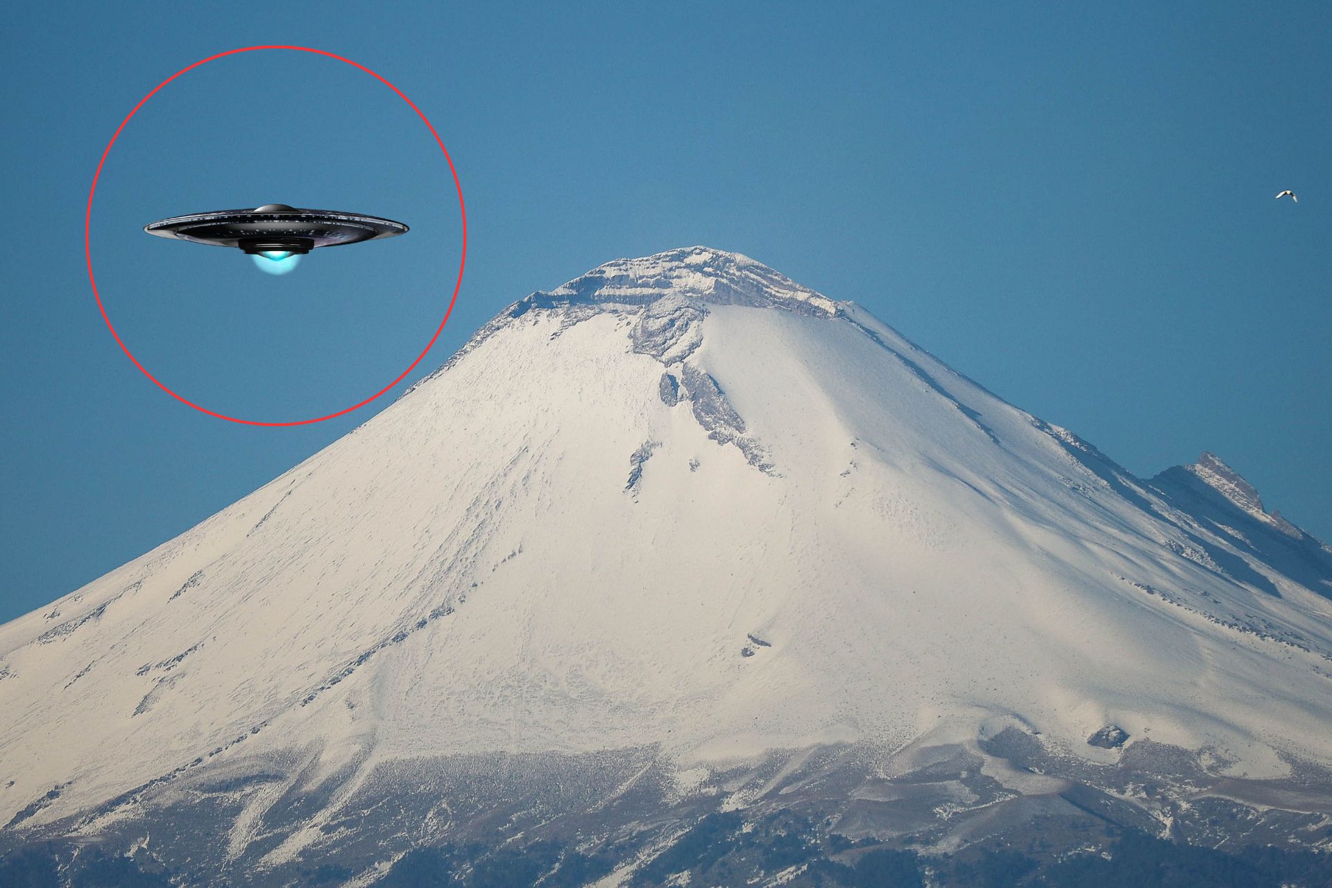 Los avistamientos ovni en el Popocatépetl siempre causan interés | Foto: EsImagen / Freepik