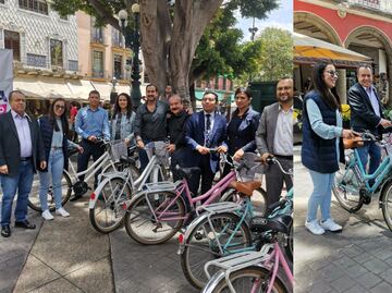 Ayuntamiento de Puebla entrega en comodato 30 bicicletas a hoteles del Centro Histórico