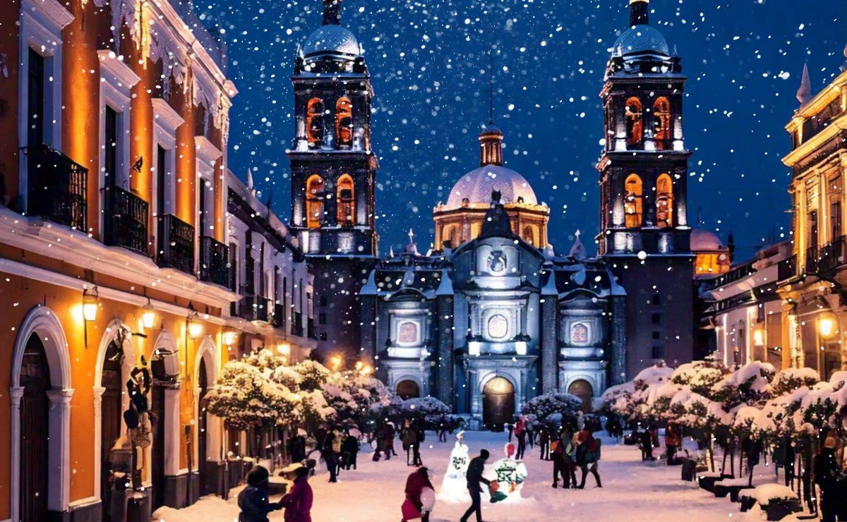 Qué pasaría si volviera a nevar en la ciudad de Puebla, según la IA