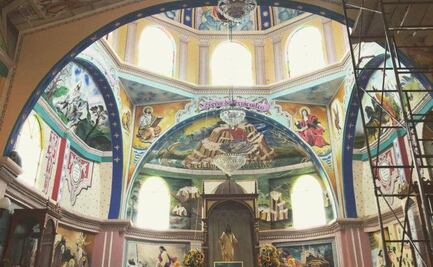 Réplica de la Capilla Sixtina en la Sierra Norte de Puebla sorprende a visitantes