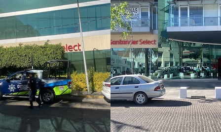 Frustran intento de robo en Santander de Avenida Juárez; cuatro sospechosos huyen
