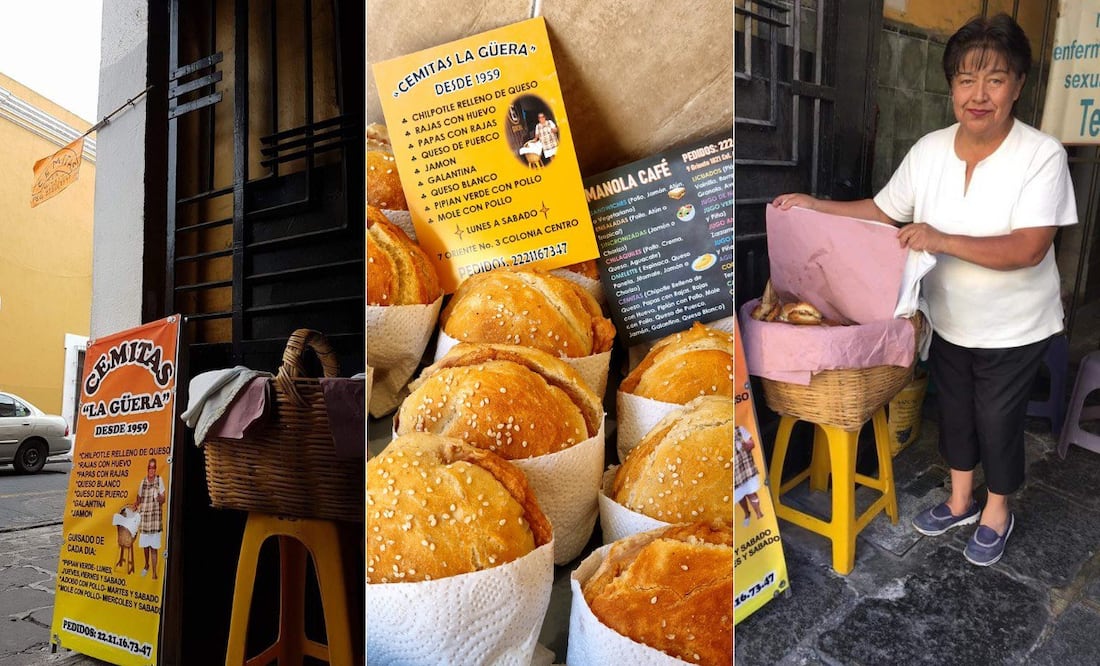 Las cemitas de canasta tienen 66 años de existencia en Puebla | Foto: FB Cemitas La Güera