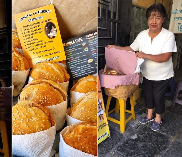 Cemitas de canasta en Puebla, las más originales y deliciosas