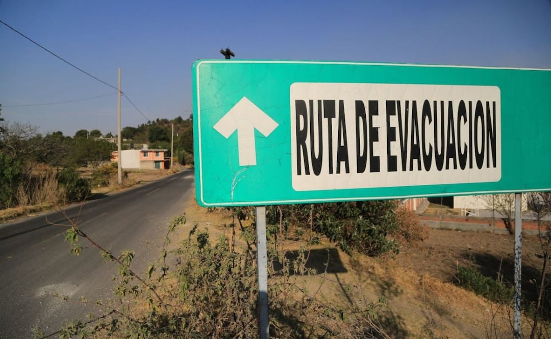 El estado de Puebla cuenta con 53 rutas de evacuación por el volcán Popocatépetl. | Foto: Agencia Es Imagen para El Universal Puebla