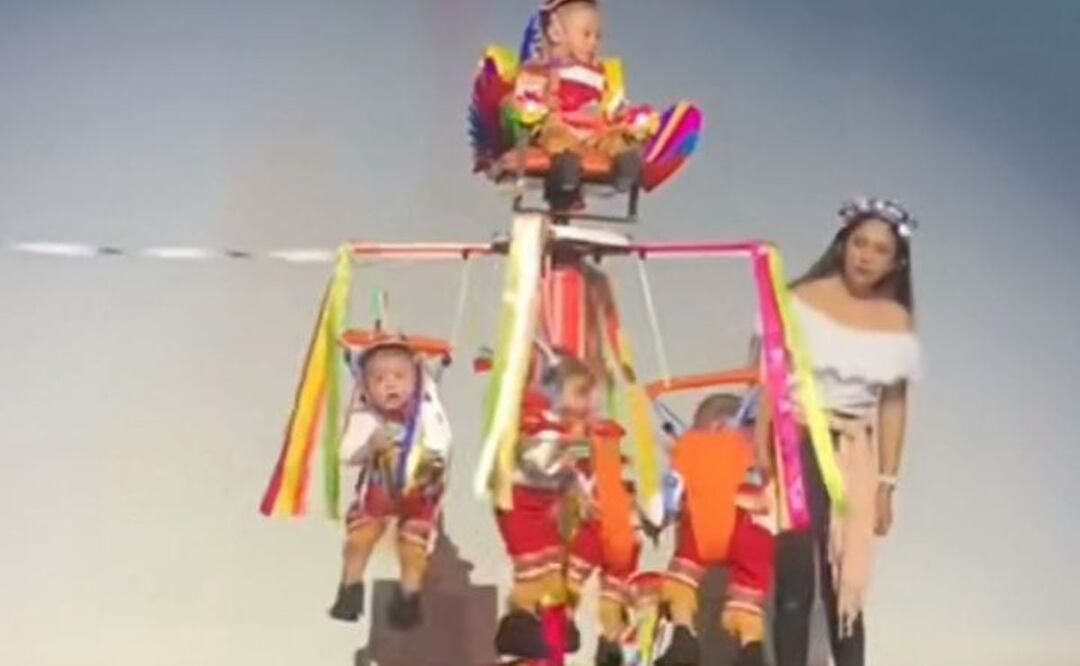 En una escuela hicieron un festival con bebés voladores | Foto: TikTok Isaac Briones