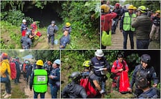 Continúa la búsqueda de 3 personas atrapadas en la Gruta de Cuetzalan