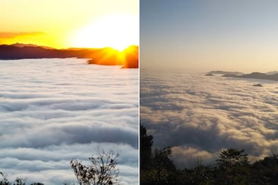 Dónde ver el mar de nubes en Puebla