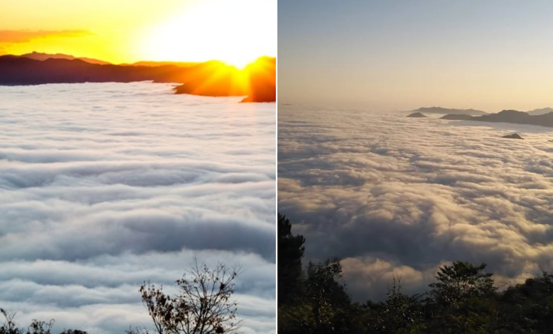 Puebla tiene hermosos mares de nubes en sus Pueblos Mágicos | Foto: Google Maps / X