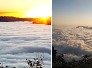 Dónde ver el mar de nubes en Puebla