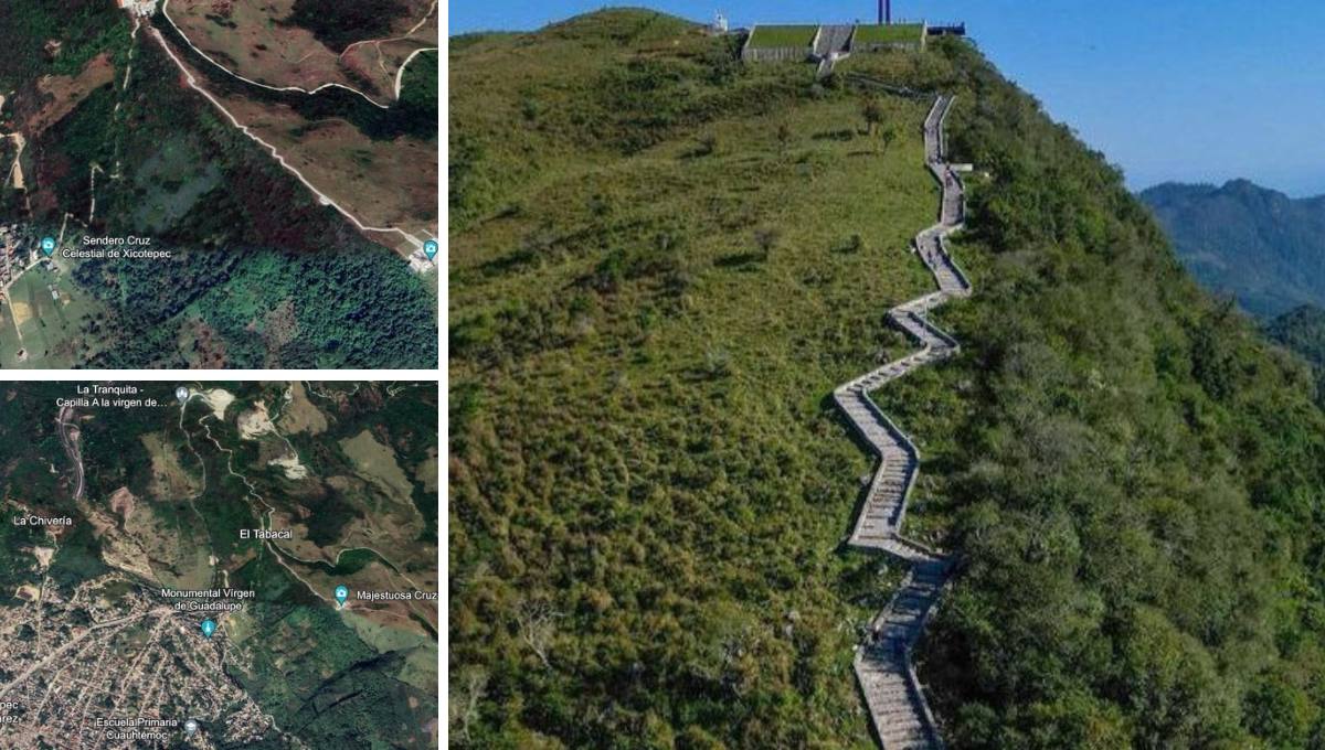 Así se ve la famosa Muralla China de Puebla desde Google Earth