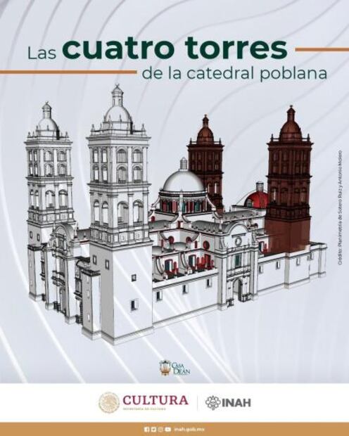 ¿Le faltan torres a la Catedral de Puebla?  