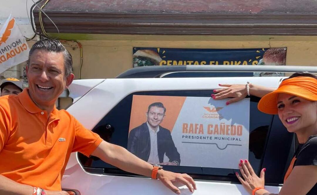 El candidato Rafael Cañedo recorrió la colonia Pino Suárez | Foto: Factor Radio Puebla