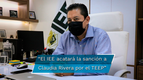 Se acatará la sanción impuesta por el TEEP a Claudia Rivera: Miguel Ángel García Onofre