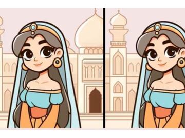 Reto visual: Solo el 2 % de los observadores han logrado detectar las diferencias de la niña en el Taj Mahal
