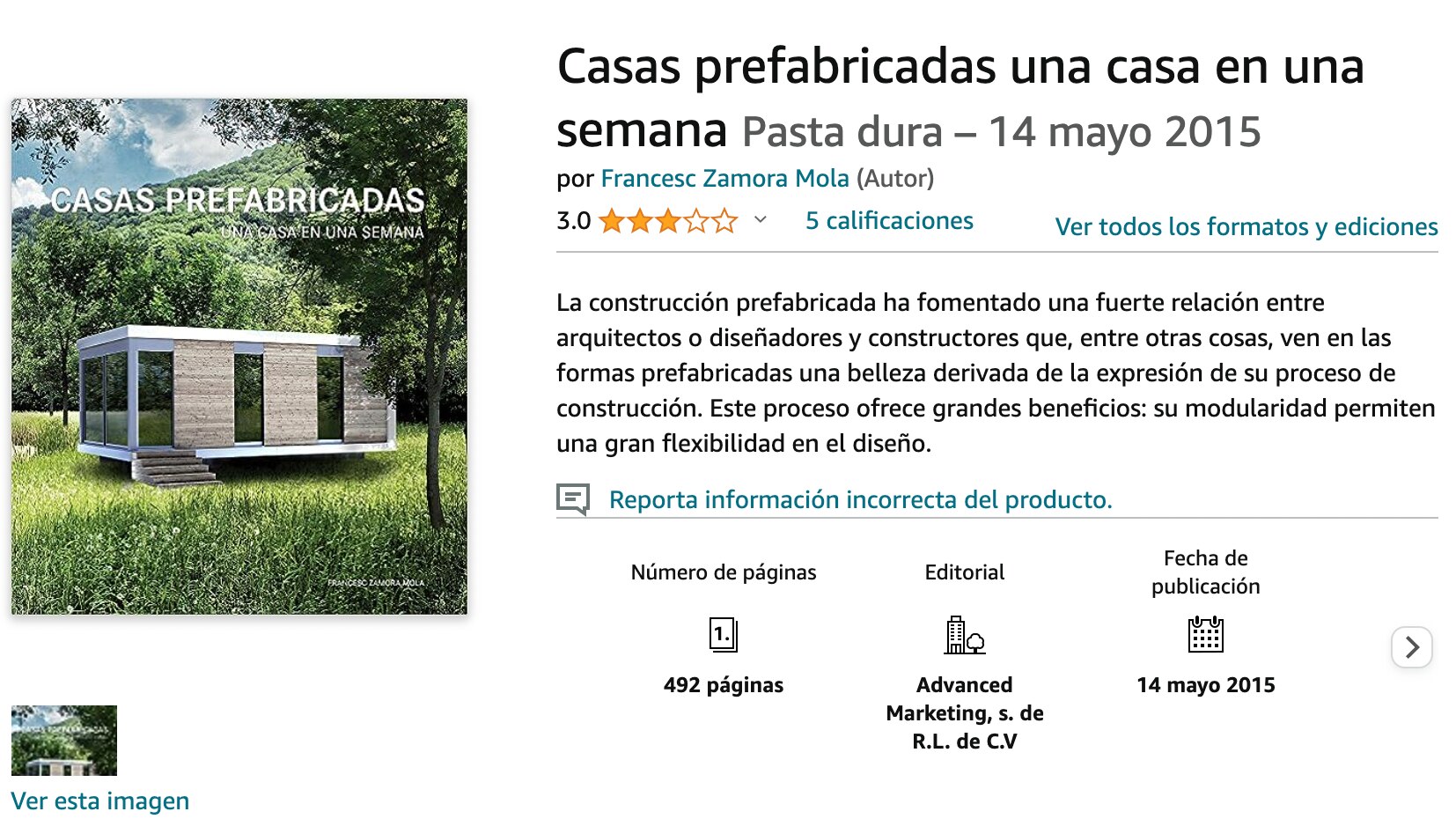 Esta es la propuesta más económica que aparece en Amazon