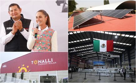 Claudia Sheinbaum reconoce iniciativa en Puebla para producir paneles solares