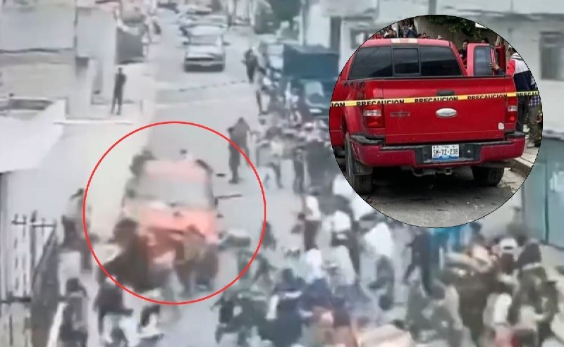 Personas atropelladas en cortejo fúnebre, en Tepeaca / Foto: Captura Redes Sociales / Diario Cambio