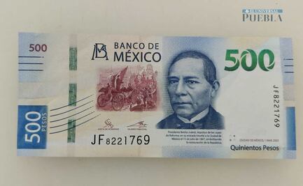 Natalicio de Benito Juárez. Así es el nuevo billete de 500 pesos con el Benemérito de las Américas