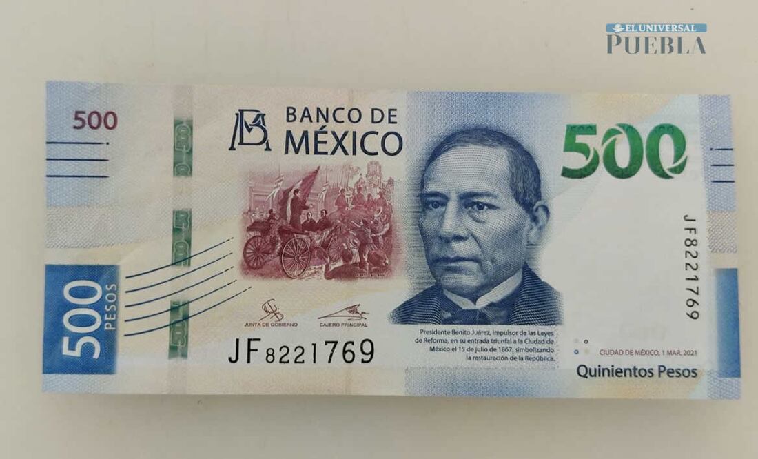 El color predominante del nuevo billete es el color azul. Foto: Demian Magallán