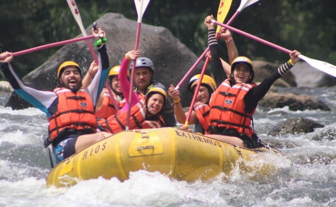En el estado de Puebla hay ríos donde es posible practicar rafting | Foto: Facebook A Viajar Poblano's