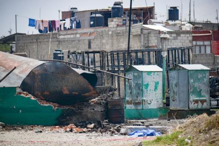 ¿Bases de transporte público pueden almacenar combustible en Puebla?