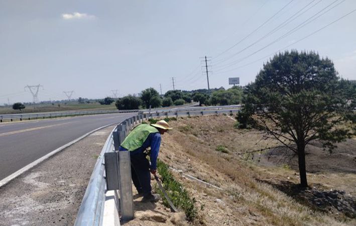 Labores de mantenimiento prolongan la vida útil de las vías de comunicación | Foto: Gobierno del Estado de Puebla