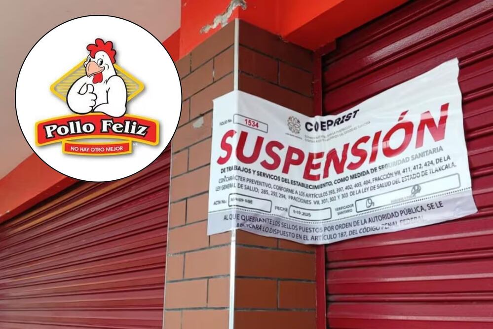 El gobierno de Tlaxcala suspendió las operaciones de varias sucursales de Pollo Feliz | Foto: Archivo El Universal / Pollo Feliz