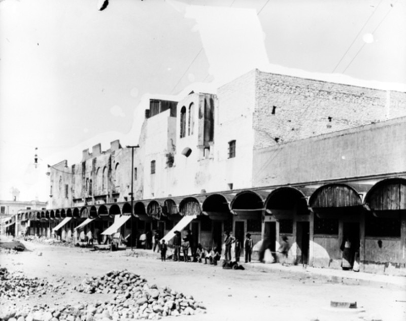 El Parián, Puebla en 1920. |  Mediateca INAH