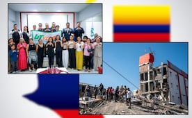 10 universitarios de Puebla están en Colombia: así se encuentran tras sismo de 7.4