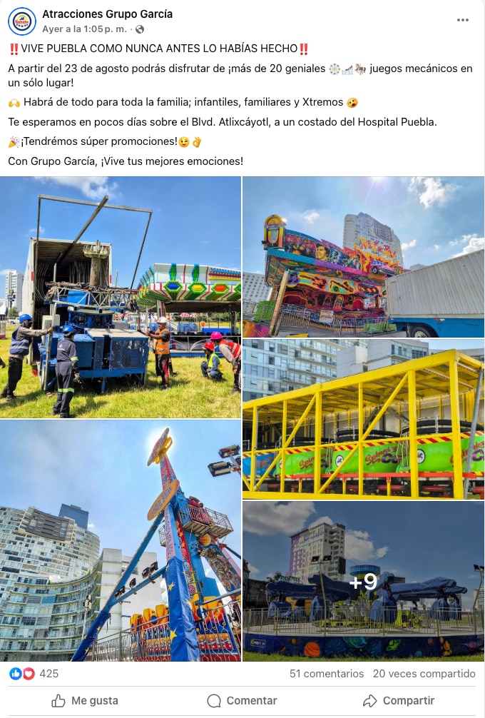 Foto: Facebook Grupo García