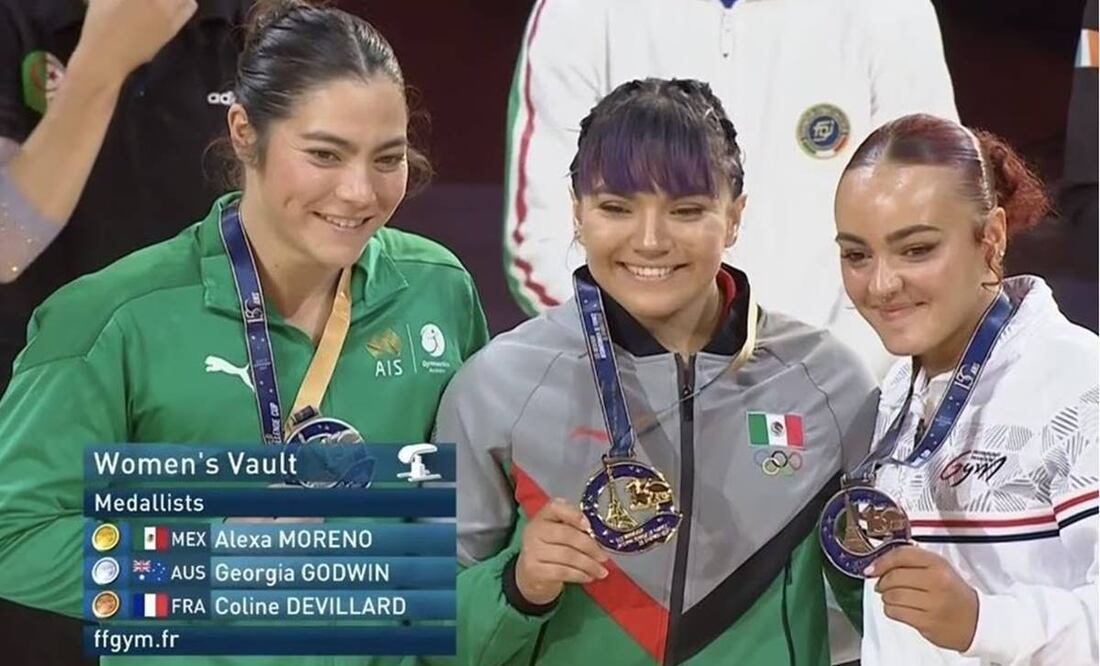 Alexa Moreno gana medalla de oro en la Copa del Mundo