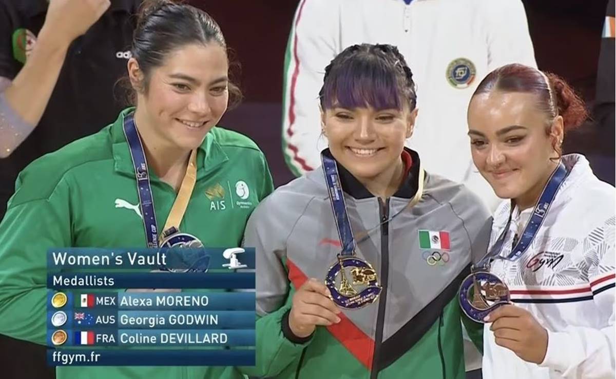 Alexa Moreno gana medalla de oro en la Copa del Mundo de Gimnasia Artística