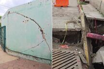 Falla geológica en Coronango provoca grietas en casas y afecta a una escuela