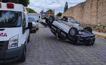 Voltean patrullas en Tecali en protesta por muerte de joven a manos de policías