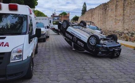 Voltean patrullas en Tecali en protesta por muerte de joven a manos de policías