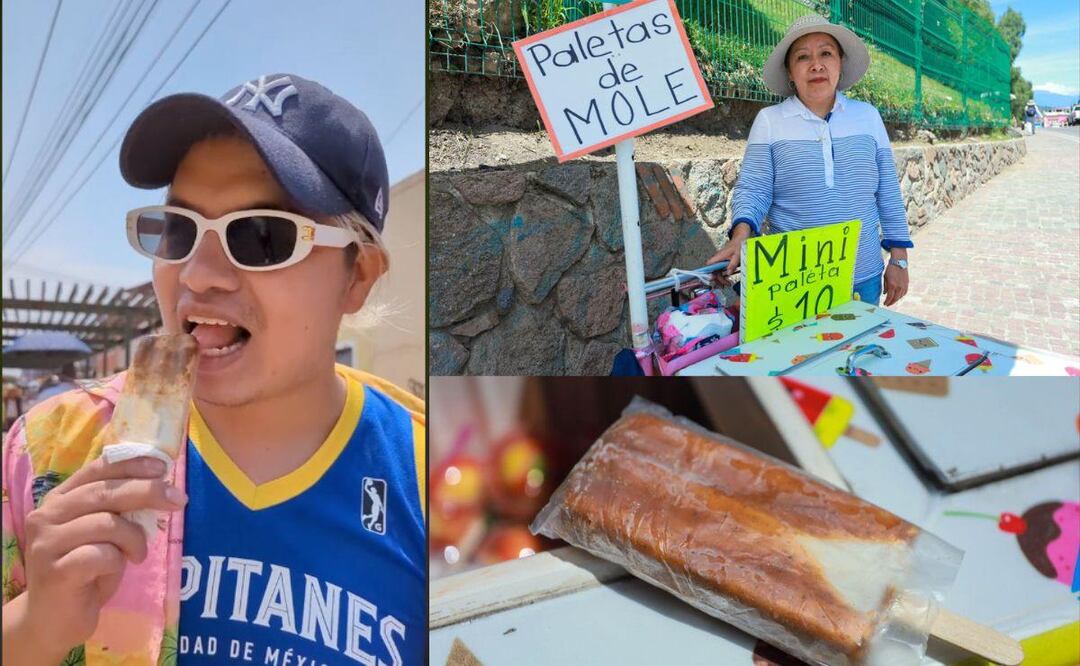 ¿Te animarías a probar estas paletas heladas de mole? | Foto TikTok ZaaTan / Agencia de Fotografía Es Imagen