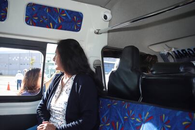 Cómo funcionan las cámaras de seguridad del transporte público de Puebla