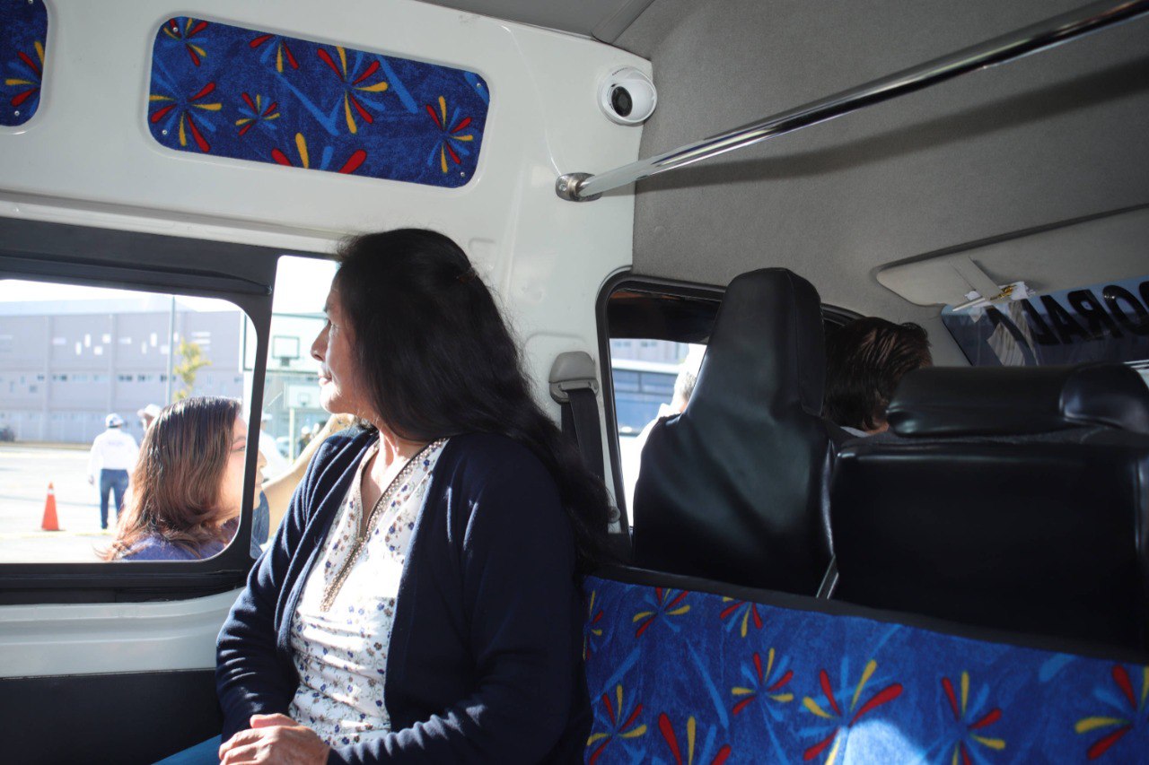 Cómo funcionan las cámaras de seguridad del transporte público de Puebla