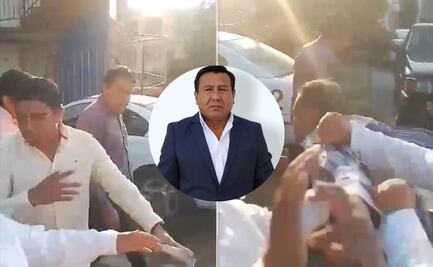 Exhiben al alcalde de Coronango enfrentándose con ciudadanos en plena campaña