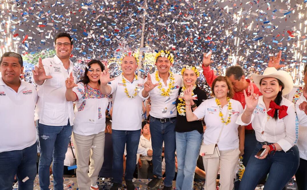 Lalo Rivera hizo un cierre de campaña en Xicotepec | Foto: Especial