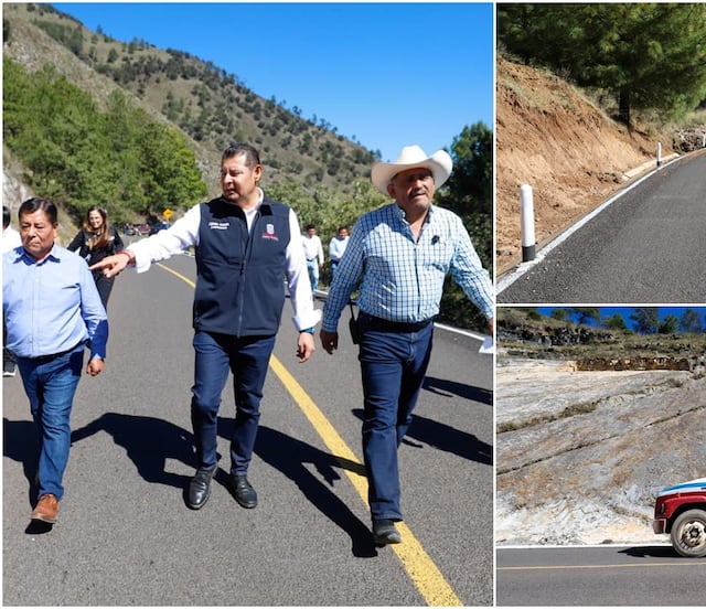 Avanza Carretera Interserrana, obra estratégica que conectará la Sierra Norte