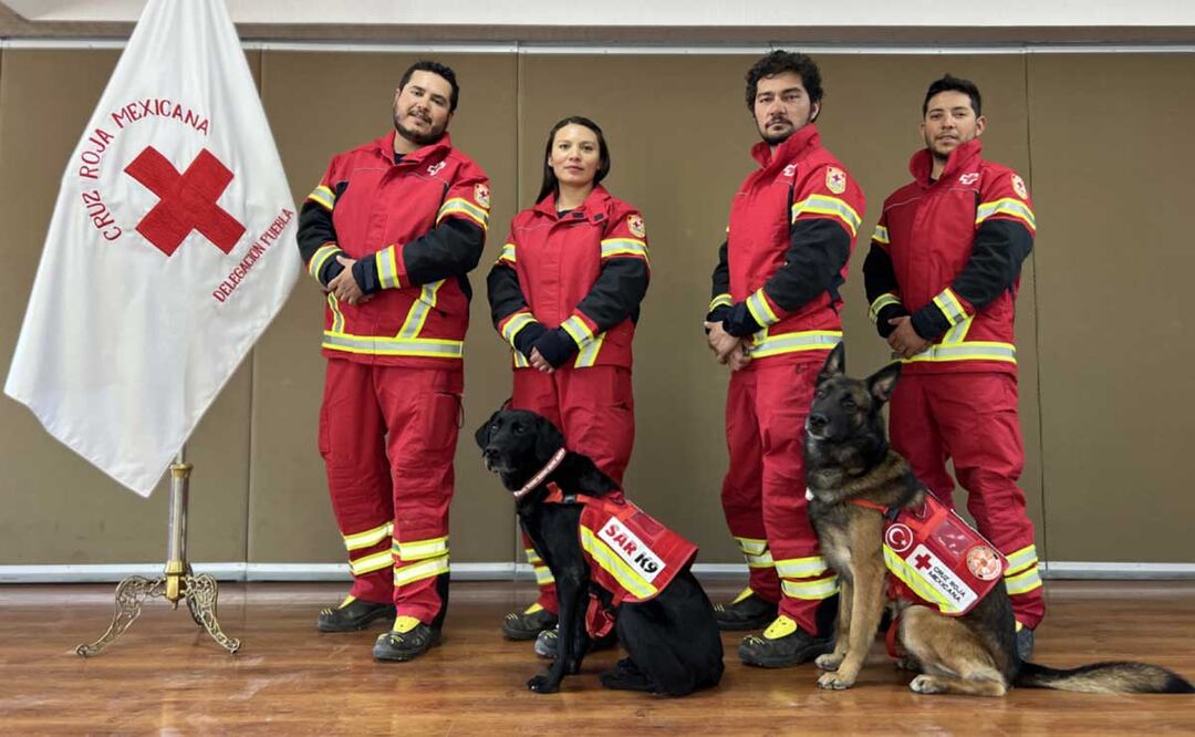 Este equipo de la Cruz Roja delegación Puebla apoyó las labores de rescate en Turquía | Foto: El Universal Puebla