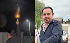 VIDEO Graban a Toño Huesca, aspirante a la alcaldía de Tepeyahualco, haciendo disparos al aire