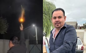 VIDEO Graban a Toño Huesca, aspirante a la alcaldía de Tepeyahualco, haciendo disparos al aire