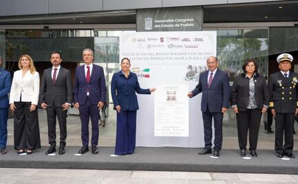 Colocan en el Congreso del Estado Bando Solemne con motivo de las Fiestas Patrias 2025